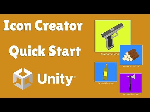 Icon Creator Tutorial - Quick Start - Unity Asset