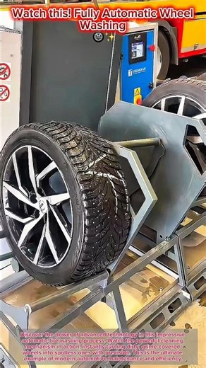 Incredible Automatic Wheel Cleaning Technology! 🛞🚿