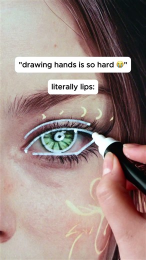 Easiest hack to draw hands! 🖐️🖐️ #asmr