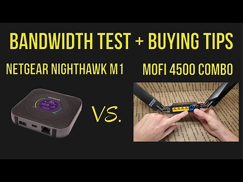 Netgear Nighthawk M1 VS. MOFI 4500 - Rural Internet Test PLUS Buyer tips and advice!