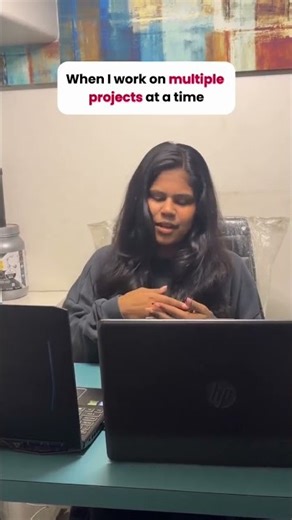 When I work on multiple projects at a time #corporate #office #usingedge