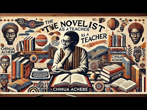 Summary and Analysis of The Novelist as a Teacher by Chinua Achebe