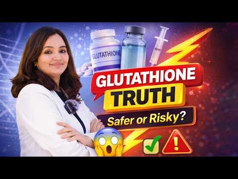 Glutathione: Skin Whitening का सच! 😱 Safe or Dangerous? | Dermatologist Explains