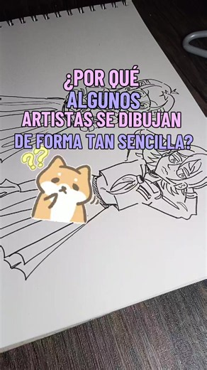 ¿Por qué nos dibujamos de forma tan sencilla? #paratiiii #arte #artistas #dibujo #artistatiktok