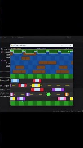 Code game tuổi thơ #python #shorts #devgame