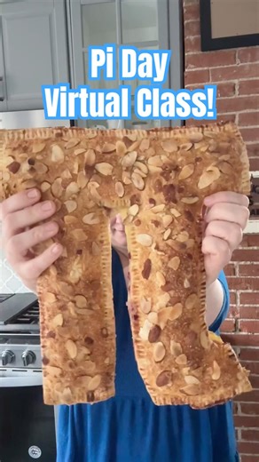 Join me this Pi Day (3.14) to make this pi shaped galette (or snag the recording and bake anytime)!