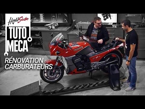 Carburetor renovation on a Kawasaki GPZ 900 - TUTORIAL