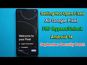 (Setting Not Open Fixed) Google Pixel 6/6Pro/7/7 Pro FRP Bypass Android 14 Without PC/100% WORK 2024