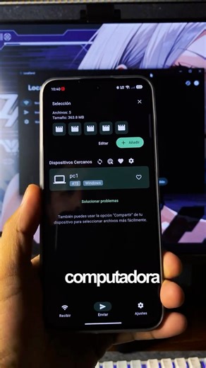 Con LocalSend podemos pasar archivos del telefono a la computadora sin utilizar el cable #informatica #pctips #computacion #tech #LocalSend | Hardware Tecnology