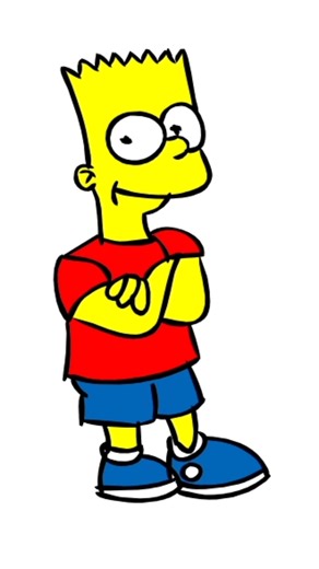 Bart Simpson Easy Drawing - The Simpsons #shorts #drawing #art #painting #thesimpsons #cartoon