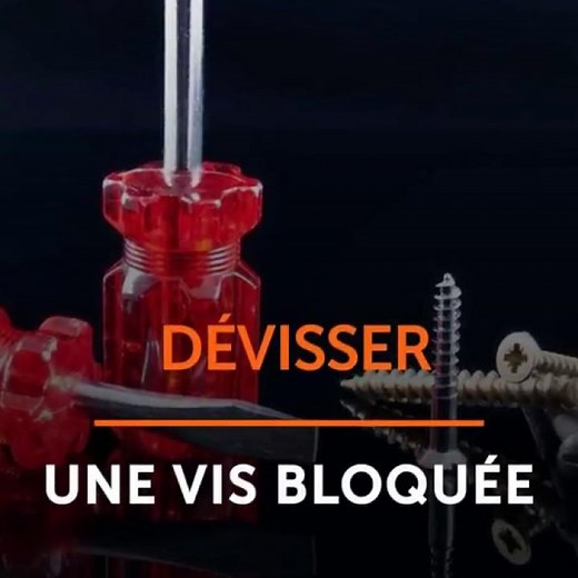Dévisser une vis bloquée