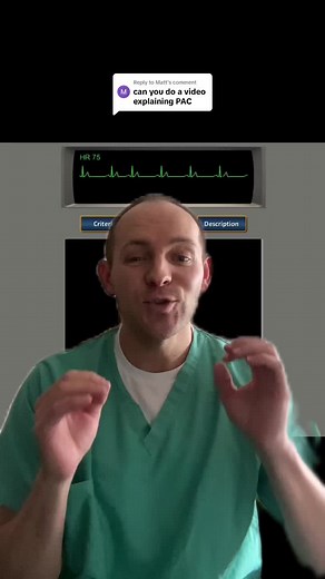 Replying to @Matt #greenscreenvideo PVC vs PAC EKG #cardiology #ecg #pvc #nurse #emt