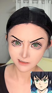Inosuke face🐗 . #kimetsunoyaiba #inosuke #cosplay #anime #makeup | 1Top
