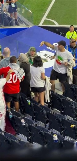 🚨IRANIAN FIFA FANS ARGUING OVER FLAG 🇮🇷 #fifa #fifaworldcup #iran
