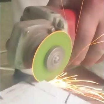 grinder and cutting 90 degree angle hand sheet cutter