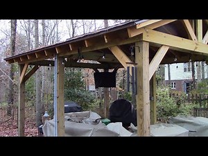 Installing a TV in Our Backyard Pavilion