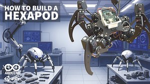 【双语 中配】【🔥超详尽DIY】用Arduino打造巨型蛛形机器人！会行走还会转弯机器人蜘蛛🦘⚡