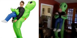 The Only Effort This Hilarious Alien Abduction Costume Requires Is Your Acting Skills