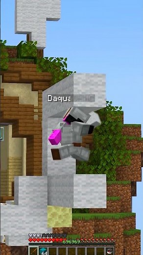 DaquavisMC Andromeda Bridge ?! #minecraft #bedwars #shorts