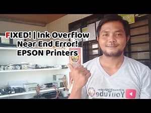 Fixed | Ink Overflow Near End Error! | Tech Tips | Printer Repair