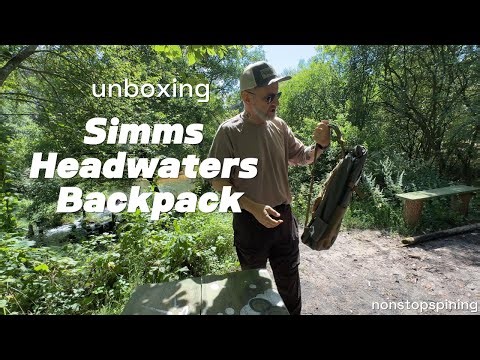 SIMMS BACKPACK unboxing #nonstopspining #fishing #angling #fishing #pike