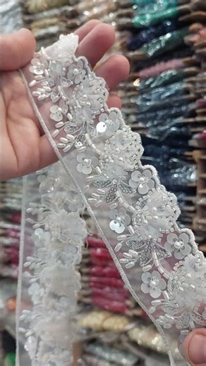 Cut Work Sequence Lace #tik #fyp #zaincosmetics #foryoupage #viral