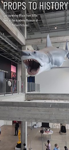 @academyofmotionpictures #jaws #movie #props #shark #film #history #New #visit #California