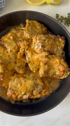 Vhutshilo_M on Instagram: "Creamy Pan Fried Hake Fillets Ingredients: * Lemon pepper * Fish spice * Paprika * Crushed garlic * Crushed ginger * Melted butter * Parsley * Black pepper * Hake fillets * Fresh cream (1 cup) Instructions: 1. In a bowl, combine lemon pepper, fish spice, paprika, crushed garlic and ginger, melted butter, and parsley to form a paste. 2. Season the hake fillets with black pepper. Pour the prepared paste over the hake, ensuring each fish is fully coated. 3. Heat a pan and