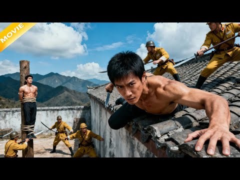 Ace agent is beheaded for display— a kung fu master battles the Japanese troops and rescues him!
