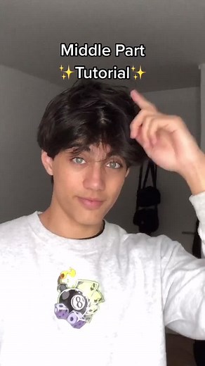 How to Perfectly Style Your Hair with a Middle Part Tutorial