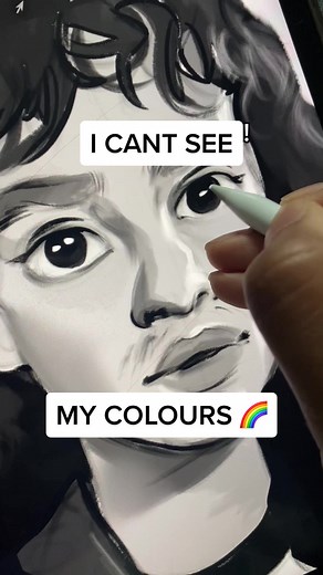 Replying to @elise how you like this one? 👀 #drawing #digitalart #procreate #colorblindchallenge #artchallenge #fyp #art #eddiemunson #ipad