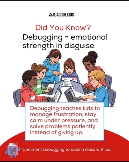 Online Coding Classes For Kids | Many children get frustrated when things don’t work as expected, but coding teaches them a different lesson. Debugging isn’t just about... | Instagram