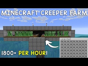 Minecraft 1.21 Creeper Farm Java