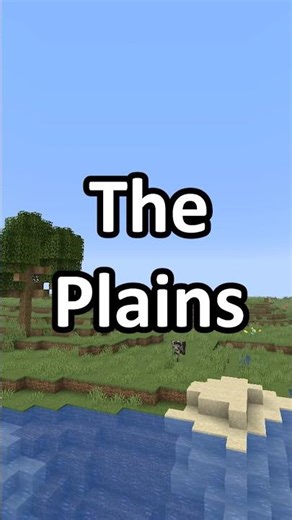 Which Minecraft Biome is the Best? Part 8: The Plains #shorts #minecraftshorts #minecraft #gaming