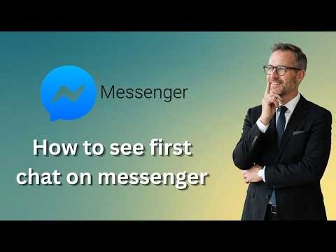 How to see first chat on messenger view first message (Latest Update)