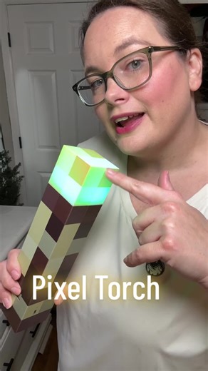 The coolest gift for gamers and kids who love adventure 🔥🎁 This upgraded pixel-style light-up wall torch can be handheld or mounted, making it a fun night lamp and décor piece in one. USB-powered and super easy to use — such a unique gift idea! #GiftIdeas #GamerGifts #RoomDecor #tiktokshopblackfriday #PixelTorch