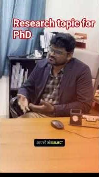 research topic selection for PhD by an assistant professor IIT BBSR#iit #phd #net #researchtopic#job