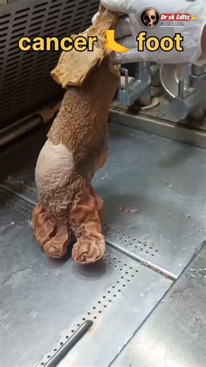 Doctor sk 👩🏻‍⚕️ on Instagram: "Cancer foot specimen #cancer #carcinoma #footulcer #footgangrene #footinfection"