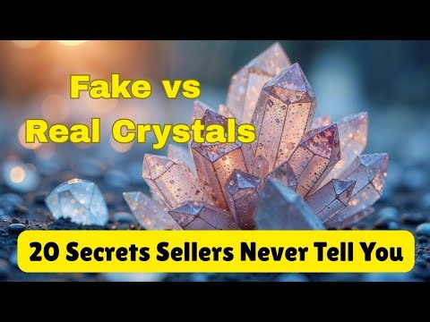 How to identify Fake vs Real Crystal, Ultimate Crystal Authenticity Guide,Spot Fake stones Instantly