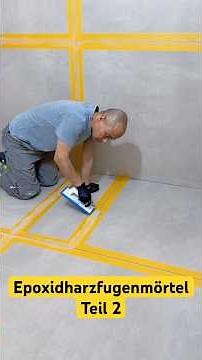 Epoxidharzfugenmörtel Teil 2 #fliesenleger #fliesen #tiles #epoxifuge #epoxy