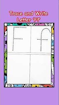 Letter 'Ff'- How to write letter f | Handwriting Practice for kids and toddlers #abcd #abcdsong