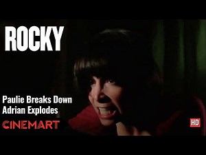 ROCKY (1976) | Paulie Breaks Down | Adrian Explodes | Paulie and Adrian fight scene HD