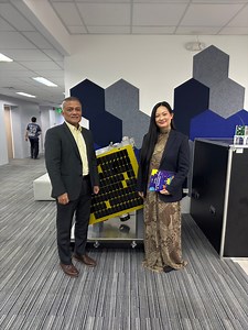 This week I met with the Philippine Space Agency . As the first woman astronaut of Southeast Asian heritage, it’s my mission to spotlight the innovation and talent from my community. I was briefed on how PhilSA uses satellite data to map natural disasters for rescue efforts, map coral reefs for ocean conservation and map mangroves for flood prevention. The Director General showed me a model of their latest mission, MULA, an earth observation satellite that will provide more comprehensive imaging