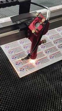 acrilic Key Chain Cutting CO2 laser machine