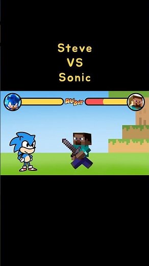 Steve VS Sonic | Character Battle | Minecraft | Sonic the Hedgehog