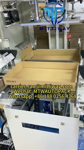 Cardboard Box Erector High Speed Tray Former Machine