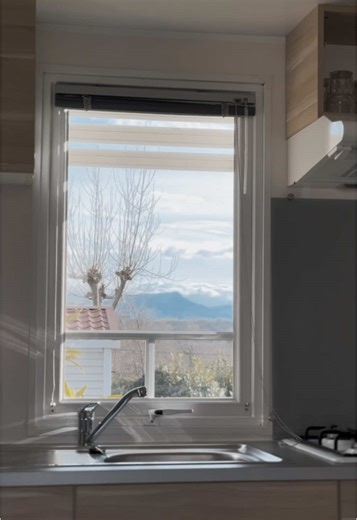 Mobil-home Chistera avec vue sur piscine à Biarritz
