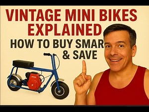"Vintage Mini Bikes Explained: The Complete Beginner's Guide to Vintage MiniBikes (Buy Smart & Save)