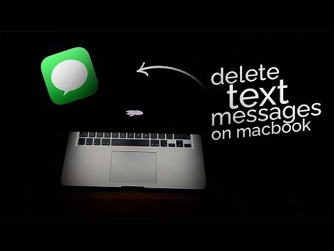 How to Delete Text Messages on Macbook Air (tutorial)