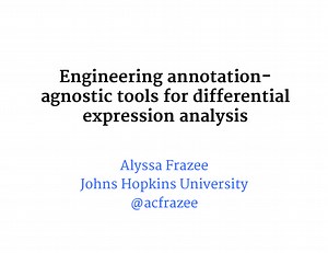 Differential expression analysis tools
